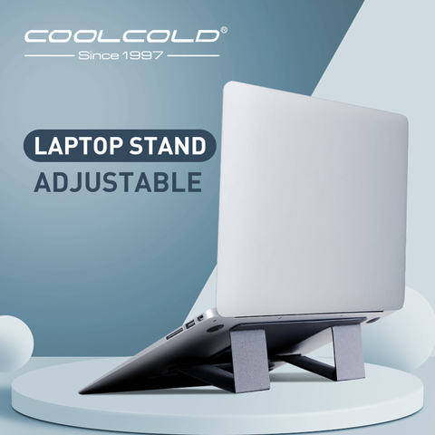 Portable Adjustable Laptop Stand Invisible folding stand desktop heightening Function Tablet Holder for iPad MacBook Laptops ► Photo 1/6