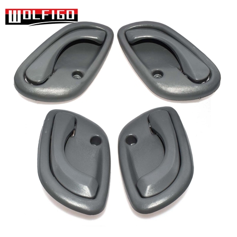 WOLFIGO For 1995 96 97 98 99 00 2001 Suzuki Grand Vitara Inside Door Handles Gray / Grey Left Right 83130-60G01, 83110-60G01 New ► Photo 1/6