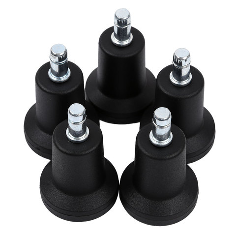 5Pcs Bell Glides Replacement Office Chair Swivel Caster Wheels to Fixed Stationary Castors Bell Glides Wheels Furniture Parts ► Photo 1/6