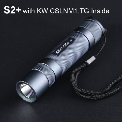 Convoy S2 Plus with KW CSLNM1.TG Led Flashlight Torch Flash Light 18650 Powerful Linterna Long Range Camping Portable Lantern ► Photo 1/1