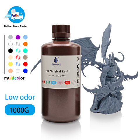 JAMGHE 1000G DLP LCD SLA Low Odor Resin 3D Printer High Precision High Strength Toughness 405NM For Easythreed 3D Printer Resin ► Photo 1/6