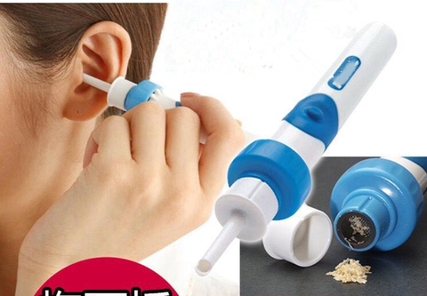 Blue Comfortable Ear Wax Cleaner Electric Cordless Vacuum Ear Cleaner For Ear Safe Remover Cleaning Tool ► Photo 1/6