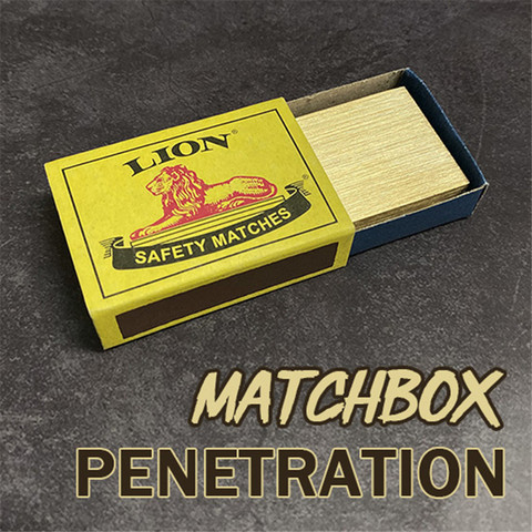 Matchbox Penetration Magic Tricks Stage Close up Magia Needle Through Magie Mystery Box Magica Illusions Gimmick Props Magicians ► Photo 1/5