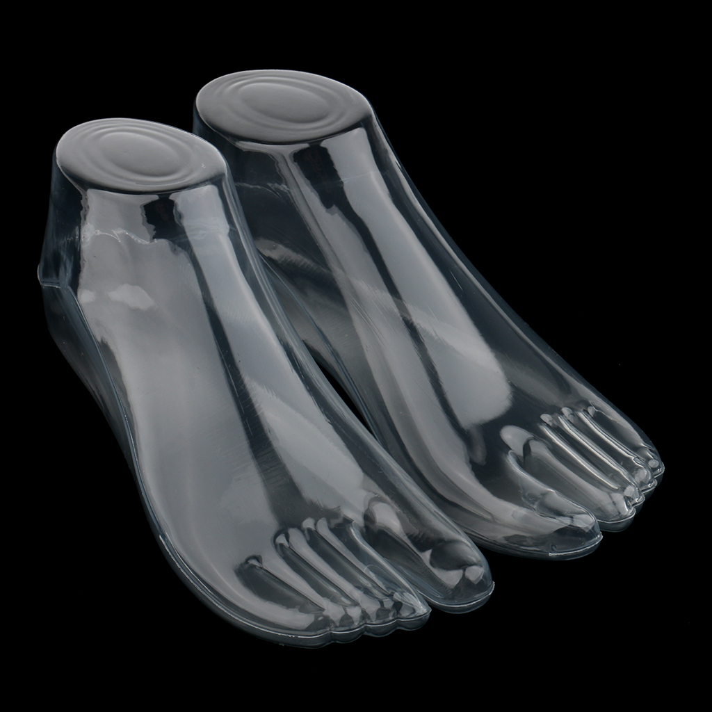 2PCS Female Foot Sock Sox Display Mold Short Stocking Mannequin White Hot Sale 