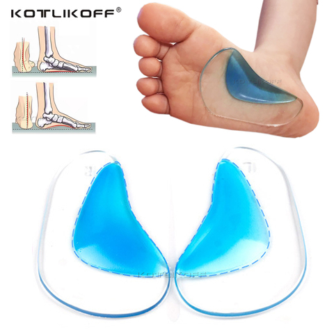 Insole Orthotic Professional Arch Support Insole Flat Foot Flatfoot Corrector Shoe Cushion Insert Silicone Gel orthopedic pad ► Photo 1/6