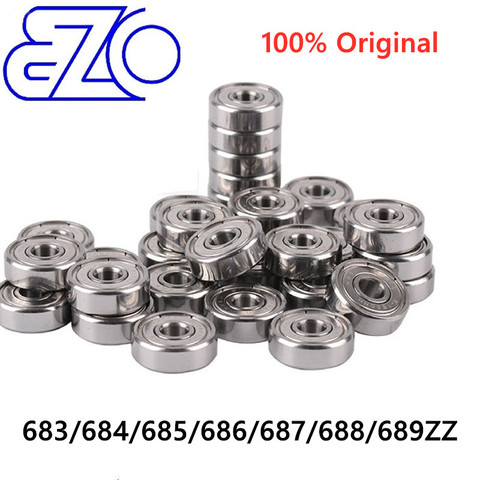 20pcs Japan EZO high speed bearing 683ZZ 684ZZ 685ZZ 686ZZ 687ZZ 688ZZ 689ZZ 3*7*3 4*9*4 5*11*5 6*13*5 7*14*5 8*16*5 9*17*5 mm ► Photo 1/6