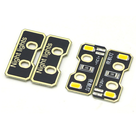 4pcs 12V LED Night Navigation Light High Power Light Rack LED Board with Cable for FPV Quadcopter F330 F450 F550 RC Drone ► Photo 1/4