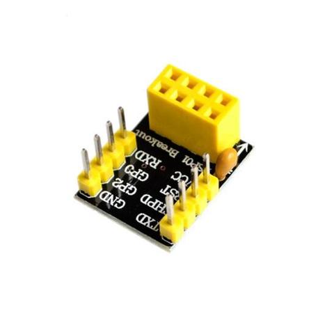 1PCS ESP-01 ESP0-1S ESP01 Breakout Adapter Plate Breadboard ESP8266 ESP 8266 ► Photo 1/4