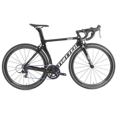 TWITTER Full Carbon Road Bike 22 Speed for 700C Carbon Frame Fork Carbon Wheel ► Photo 1/6