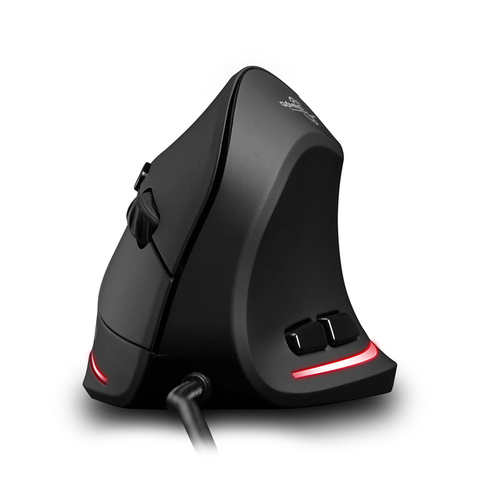 ZELOTES T-20 Mouse Wired Vertical Mouse Ergonomic Rechargeable 3200DPI Optional Portable Gaming Mouse for Mac Laptop PC Computer ► Photo 1/6