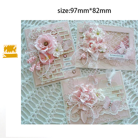 metal cutting dies cut die  Country style characteristic stone mold  Scrapbook paper craft knife mould blade punch stencils dies ► Photo 1/6