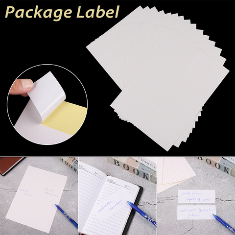 5 /12 Sheets A4 Writable Address Labels Self-Adhesive Name Sticker Package Label Tags for Inkjet/Laser Printer Splitting Paper ► Photo 1/6