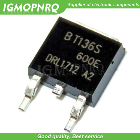 10pcs BT136S-600E TO252 BT136 600E TO-252 BT136S-600 BTS136S 600E SMD ► Photo 1/1