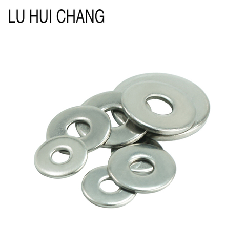 M3/M4/M5/M6/M8/M10 Washer 304 Stainless Steel Big Metal Flat Gasket Meson Plain Washer Hardware Accessories ► Photo 1/6