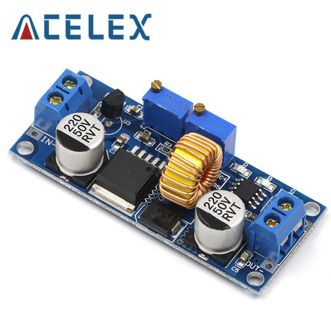 Blue 5A DC to DC CC CV Lithium Battery Step down Charging Board Led Power Converter Lithium Charger Step Down Module XL4015 B ► Photo 1/6