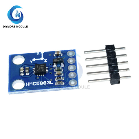 GY-271 QMC5883 HMC5883L Three-Axis Magnetic Field Sensor Electronic Compass Module 3-5V For Arduino ► Photo 1/6