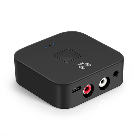 HIFI NFC Wireless Bluetooth 5.0 Receiver Adapter 3.5mm AUX RCA Jack Microphone Handsfree Call Bluetooth Car Audio Receiver ► Photo 1/6