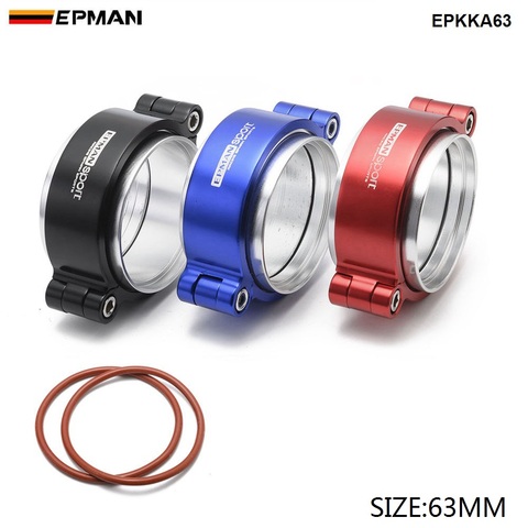 Epman HD Clamp System Assembly Exhaust V-band Clamp Anodized For 2.5