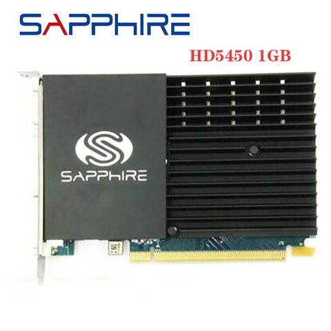 SAPPHIRE HD 5450 1GB Graphics Card GPU For AMD 5400 GPU Desktop Graphics Video Card Radeon HD 5450 1GB GDDR3 HDMI Used ► Photo 1/6