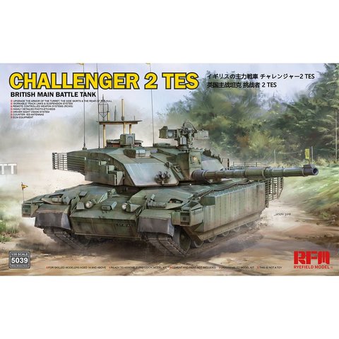 Rye Field Model RFM RM-5039 1/35 British Main Battle Tank Challenger 2 TES  - Scale model Kit ► Photo 1/1