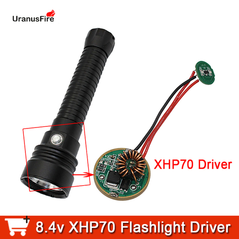 8.4v XHP70 XHP70.2 Led Driver Stepless dimming Mode 1-4A Diving Flashlight Power Driver for xhp70 Diving FLashlight Torch ► Photo 1/6