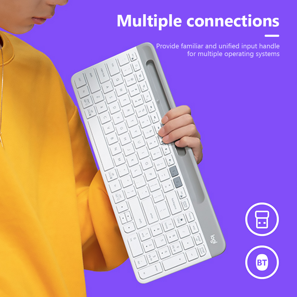 how to connect logitech wireless keyboard with tablet