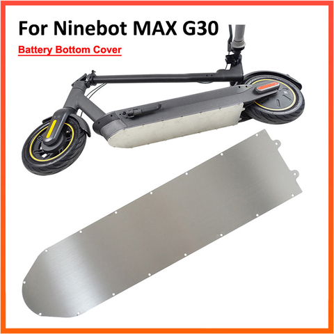 Aluminum Alloy Battery Bottom Cover For Ninebot Max G30 G30D Electric Scooter Chassis Shield Scooter Bottom Cover ► Photo 1/1