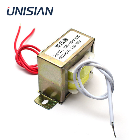 UNISIAN AC 12v 10W transformer input AC 110V 220V Output AC12V power supply Transformer for amplifer or tone board ► Photo 1/6