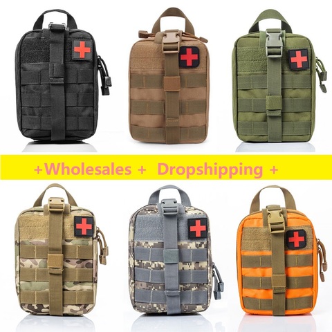 Survival Pouch Outdoor Medical Box Large Size SOS Bag/Package Tactical First Aid Bag Medical Kit Bag Molle EMT Emergency ► Photo 1/6