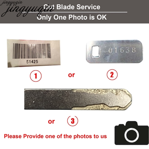 jingyuqin Extra fee for Honda Key Cutting Cut Blade Service please contact with us before purchase ► Photo 1/3