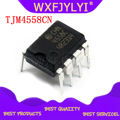 5pcs/lot TJM4558CN DIP8 TJM4558 DIP 4558C TJM4558C RC4558P RC4558 PJ4558 UTC4558 LM4558N new and original IC ► Photo 1/1