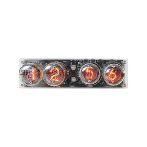 4-bits Glow Tube Nixie Clock QS30-1 SZ3-1 Tube Advanced Version Remote Control LED Backlight Audio Accessories DC5V  no tube ► Photo 1/6