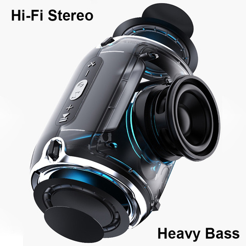 High Power Waterproof Bluetooth Speaker Portable Column Super Bass Stereo For Comuter PC Speakers with FM Radio BT AUX TF USB ► Photo 1/6