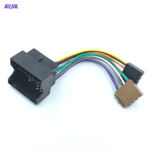 Car ISO Stereo Radio Wiring harness Adapter for Volkswagen Golf Passat Bora Fox Tiguan For Skoda Audi Plug iso Cable connector ► Photo 1/5