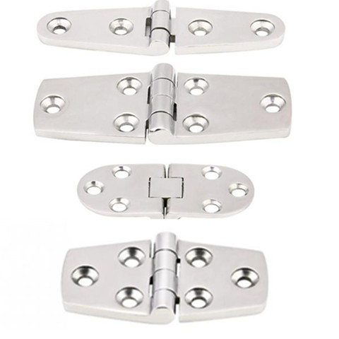 4 Sizes Marine Boat Cabin Door Stainless Steel Hatch Flush Door Hinge Replacement 66 * 30mm 76 * 38mm 103 * 27mm 102 * 38mm ► Photo 1/4