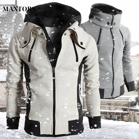 Hooded Winter Jackets for Men, Slim Fit Winter Coats for Men, Full