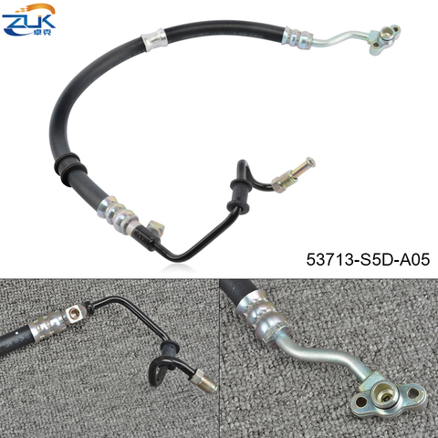 ZUK Power Steering Pump Feed Pressure Hose For HONDA CIVIC ES1 ES5 ES7 ES8 For ACURA EL 2001 2002 2003 2004 2005 53713-S5D-A05 ► Photo 1/6