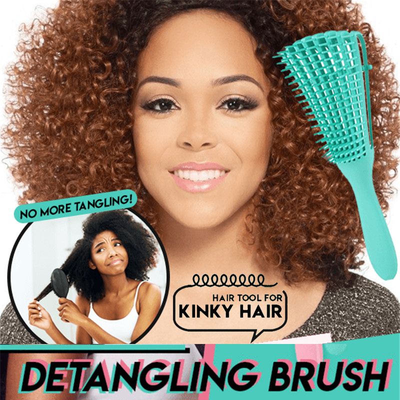 Detangling Brush 4c Hair Detangler Brush for Curly Hair Wet Thick Kinky