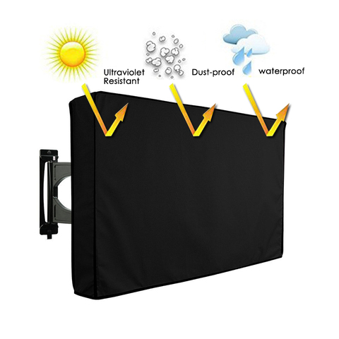 TV Cover for 22 55 inch LCD TV Dust-proof Microfiber Cloth Protect LED Screen Weatherproof  Outdoor Waterproof TV Cover ► Photo 1/6