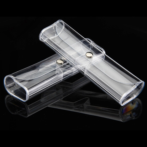 Transparent Eyeglasses Case Plastic Glass Protective Case for Women Men Small Sunglass Case Clear Ultralight Boxes Presbyopic ► Photo 1/6