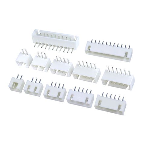 1000pcs XH2.54 JST Terminal Kit Wire Connector Adaptor 2p 3p 4p 5p 2.54mm pitch straight Right Angle Pin Header Housing for PCB ► Photo 1/6