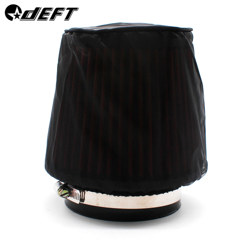 DEFT Universal Air Filter Protective Cover Waterproof Oilproof Dustproof for High Flow Air Intake Filters Cover Black ► Photo 1/6