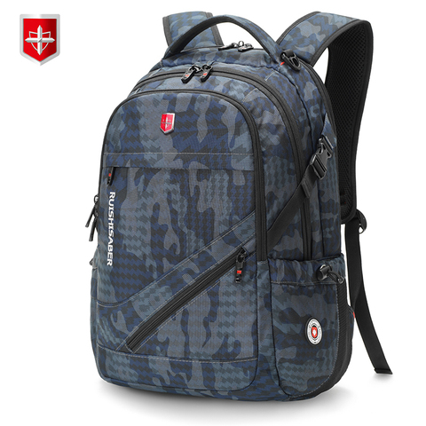 2022 New Waterproof Man Backpack Fit 17inch Laptop USB Charging Backpack Women Oxford Travel Male Bag Vintage School Bag mochila ► Photo 1/6