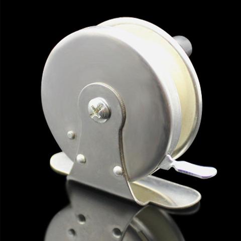 Mini Ice Fishing Wheel Fly Fishing Reel Ultralight Stainless Steel Fish Line Wheel On For Winter Ice Cast Drum Reel 60*53*19mm ► Photo 1/6