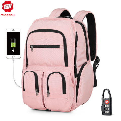 Tigernu New Man Laptop Backpack Male Female School Bag Backpack Upgraded Core Anti Theft Zippers With RFID Bagpack ► Photo 1/1