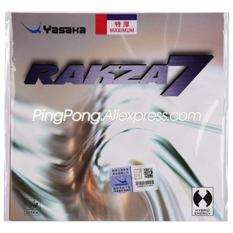 YASAKA RAKZA 7 (RAKZA7, RK7) Table Tennis Rubber Pips-In Original Yasaka RAKZA Ping Pong Sponge ► Photo 1/5