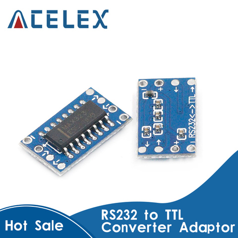 1pcs/lot mini RS232 MAX3232 Levels to TTL level converter board serial converter board Dropshipping ► Photo 1/6