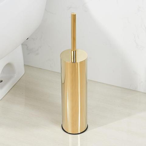 304 Stainless Steel Toilet Brush Gold Bathroom Cleaning Tool brush Holder With Toilet Brush ► Photo 1/6