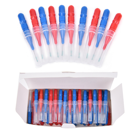 50Pcs/Set Brushing Teeth Crevice Between Teeth Toothbrush Cleaning Tool Teeth Care Dental Interdental Brush ► Photo 1/6