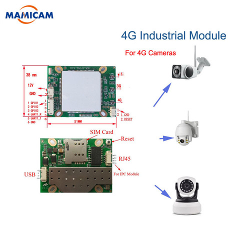 3G 4G Module for Wireless 3G 4G IP Camera Wifi cctv Camera3G 4G Monitoring Module Group for Outdoor Camera ► Photo 1/6